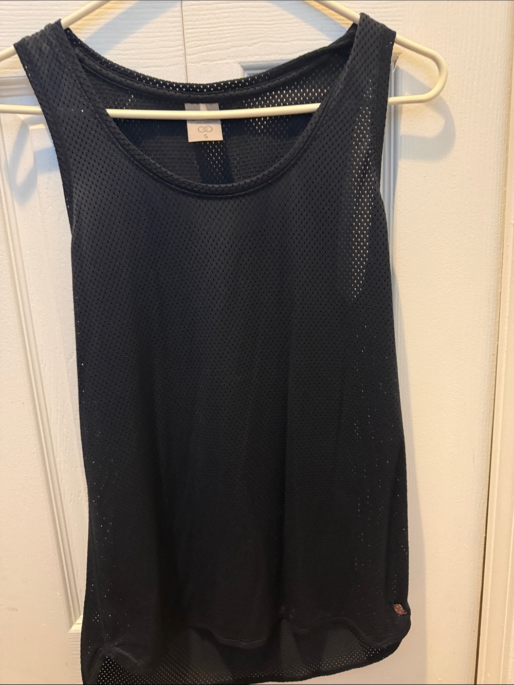 CALIA by Carrie Underwood Black Mesh Athletic Tank